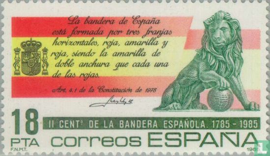 Spanische Flagge 200 Jahre