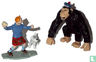 Tintin et gorille Ranko