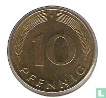 Duitsland 10 pfennig 1990 (F) - Afbeelding 2