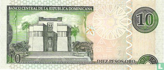 Dominican Republic 10 Pesos Oro 2002 - Image 2