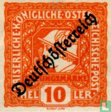 Overprint `Deutschösterreich'