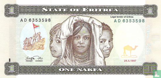 Eritrea 1 Nakfa 1997 - Image 1