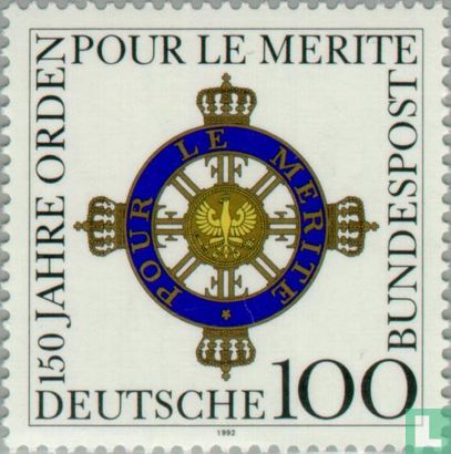 100 ans ordre "Pour le Mérite '1842-1992