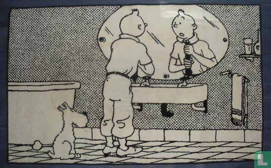 Tapijt : Tintin - Salle de bain