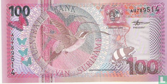Suriname 100 Gulden  - Afbeelding 1