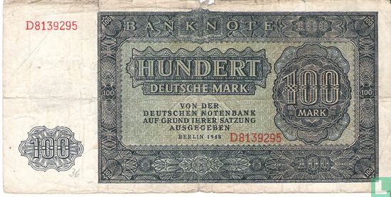 DDR 100 Deutsche Mark 1948 - Image 1