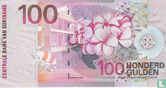 Suriname 100 Gulden  - Image 2