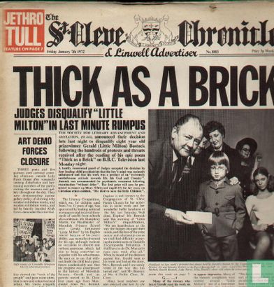 Thick as a brick (newspaper sleeve) - Afbeelding 1