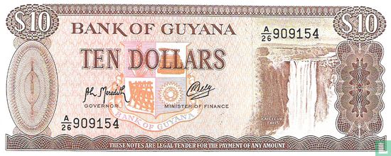 Guyana 10 Dollars ND (1992) - Afbeelding 1