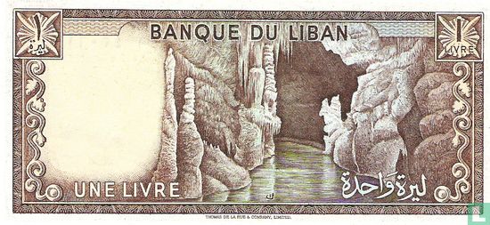 Lebanon 1 Livre 1980 - Image 2