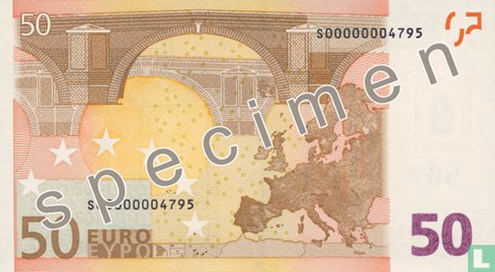 Eurozone 50 Euro (Specimen) - Bild 2