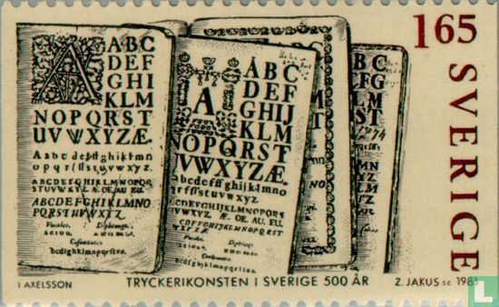 500 Anniversary of Printing in Sweden
