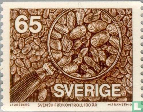 Contrôle des semences 100 ans Suédois