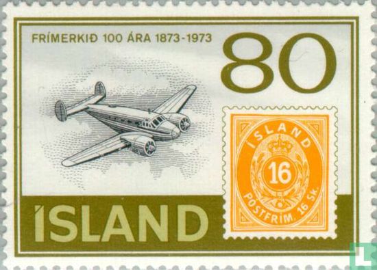 Anniversaire du timbre 1873-1973