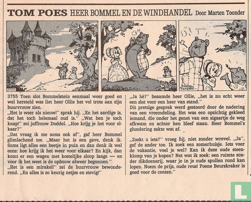 Tom Poes Heer Bommel  en de windhandel - Image 1