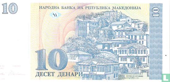 Macedonia 10 Denari 1993 - Image 1