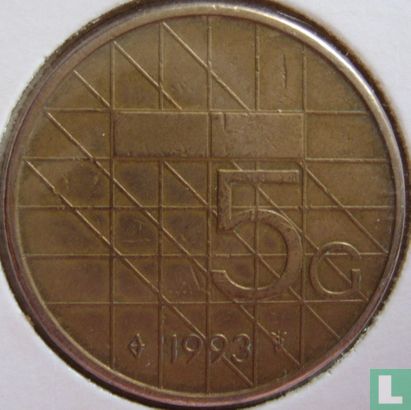 Pays-Bas 5 gulden 1993 - Image 1