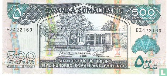 Somaliland 500 Shillings 2006 - Image 1