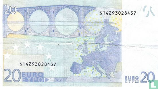 Eurozone 20 Euro S-J-T - Afbeelding 2