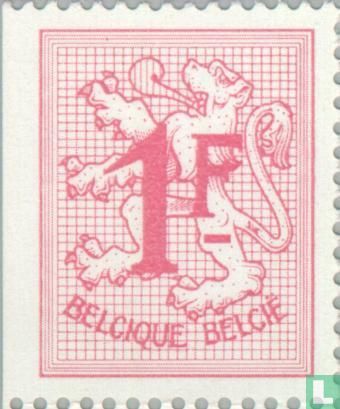 Cijfer op heraldieke leeuw