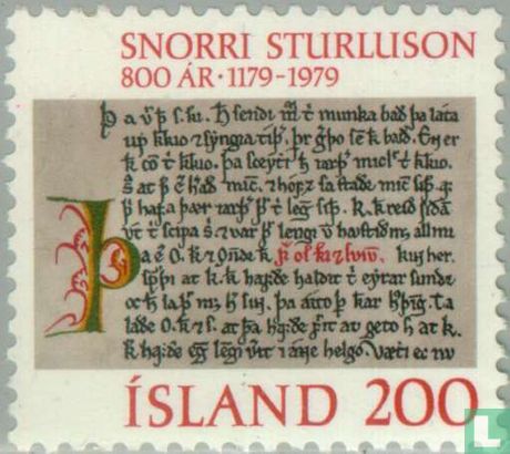 800e geboortedag Snorri Sturluson