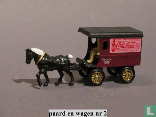 Horse drawn Delivery Van 'Coca-Cola'