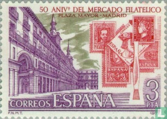 Stamp market Madrid