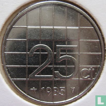 Netherlands 25 cents 1985 - Image 1