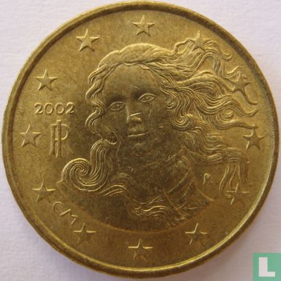 Italie 10 cent 2002 (variante 2 de 3) - Image 1