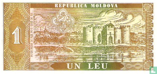 Moldavie 1 Leu 1992 - Image 2