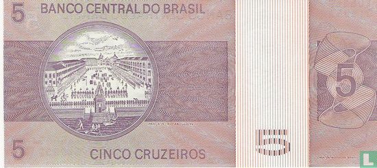 Brazilië 5 Cruzeiros  - Afbeelding 2