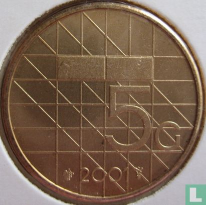 Nederland 5 gulden 2001 - Afbeelding 1