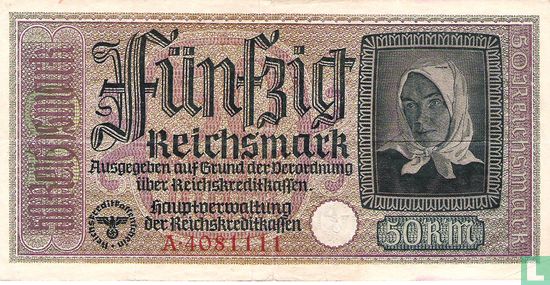 Duitsland 50 Reichsmark - Afbeelding 1