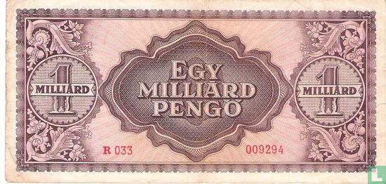 Ungarn 1 Milliarde Pengö 1946 - Bild 2