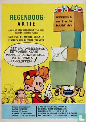 Aanplakbiljet Regenboogaktie 1963 - Afbeelding 1