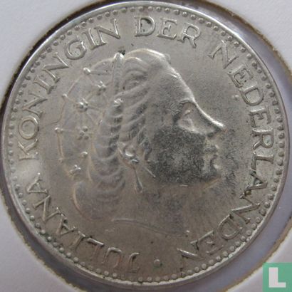 Netherlands 1 gulden 1967 (silver) - Image 2