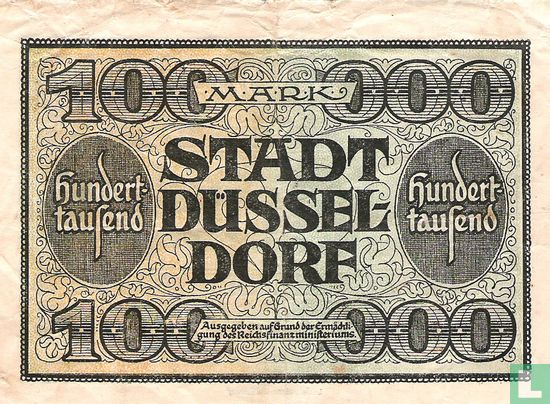 Dusseldorf 100.000 Mark 1923 - Image 2