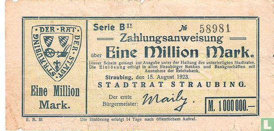 Straubing 1 Million Mark - Image 1