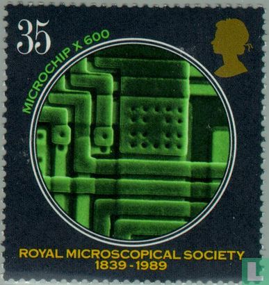 Royal Society 1839-1989 Mikroskop