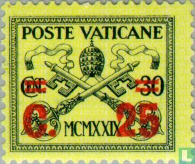 Le pape Pie XI avec surcharge