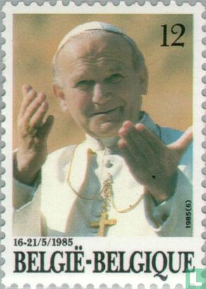 Visite du Pape Jean Paul II