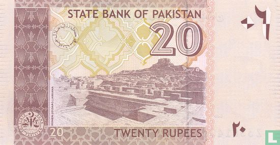 Pakistan 20 Rupees 2005 - Image 2