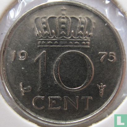 Pays-Bas 10 cent 1975 - Image 1