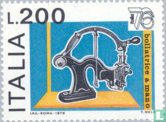 Exposition de timbres ITALIA '76