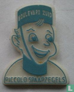 Piccolo spaarzegels Boulevard Zuid [hellblau auf weiß]