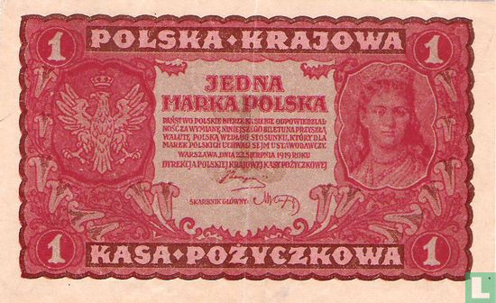 Pologne 1 Marka 1919 - Image 1