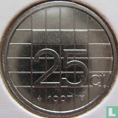 Pays-Bas 25 cents 1997 - Image 1