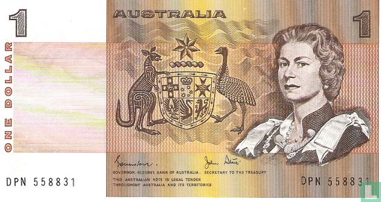 Australia 1 Dollar ND (1983) - Image 1
