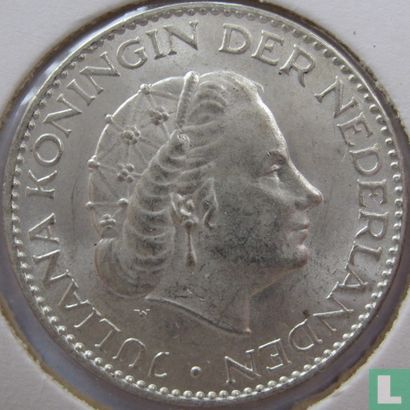 Niederlande 1 Gulden 1956 - Bild 2