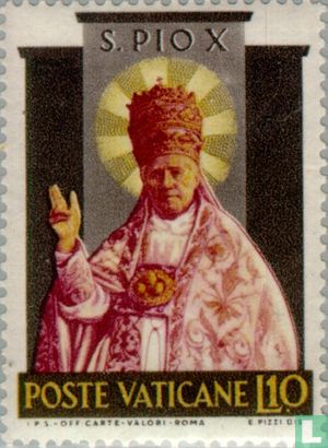 Le pape Pie X Canonisation